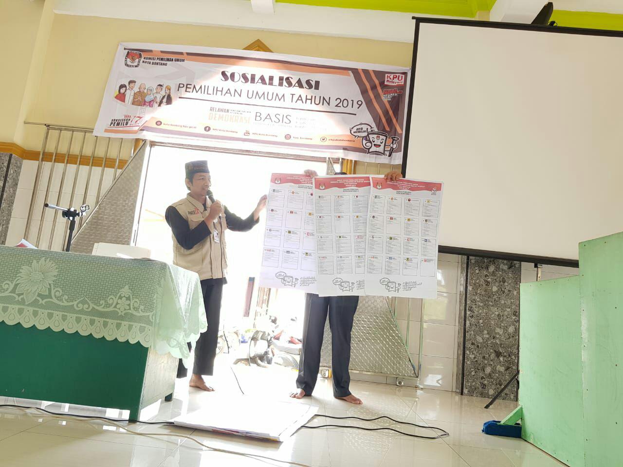 KPU Sosialisasikan Pemilu 2019 di Pengajian LDII Bontang Utara