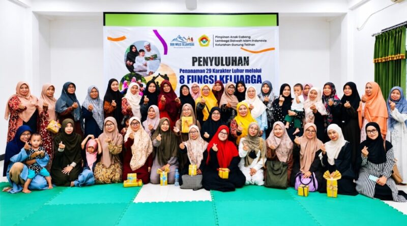 Gandeng BKR Wilis Sejahtera, PAC LDII Gunung Telihan adakan Penyuluhan Penanaman 29 Karakter Luhur melalui 8 Fungsi Keluarga